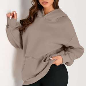 Women's Winter Clothes <b>Oversize</b> Hoodies Casual Loose Hoodies <b>Vintage</b> Fleece Pullover <b>Sweatshirts</b> Made With Best Material Custom - Product Image 2