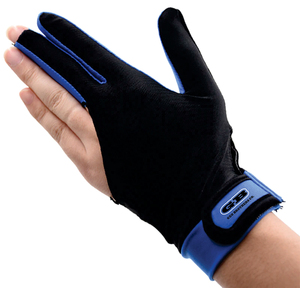 Nouveau design de gants de snooker unis à 3 doigts blancs, gants de sport de billard pour hommes - Product Image 6