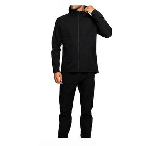 Veste bomber coupe-vent pour homme à prix avantageux OEM, à capuche, coupe-vent, fine, légère, logo/couleurs personnalisés, style hip-hop avant - Product Image 5