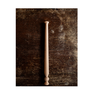 Spurtle de madera natural para hornear Cuchara de masa fermentada Palo agitador Espátula de pan de madera Herramientas de cocina - Product Image 4