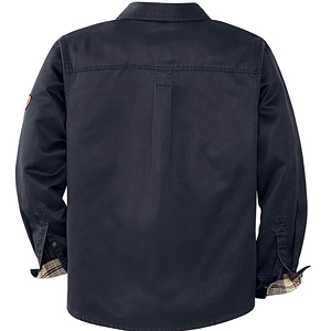 เสื้อโค้ทผ้าสักหลาดสำหรับผู้ชาย, เสื้อแจ็กเก็ตผ้าฝ้ายเคลือบแว็กซ์กันน้ำเสื้อโค้ทใส่ทำงานให้ความอบอุ่นสำหรับออกค่ายล่าสัตว์กลางแจ้ง - Product Image 2