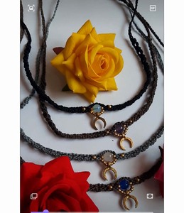 Nueva pulsera de macramé ajustable con piedra de mezcla de buen aspecto con cordón hecho a mano para regalo del Día del Padre y Día de la Amistad Git - Product Image 3