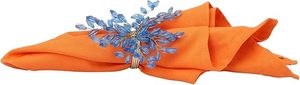 Ronds de serviette de Noël indiens Décor de table exclusif pour les mariages et les fêtes avec des serviettes de Noël en polyéthylène en papier - Product Image 5