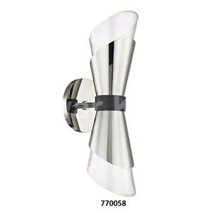 เชิงเทียนผนังแก้วโลหะสีดำสีเหลือง2ชิ้น - Product Image 5