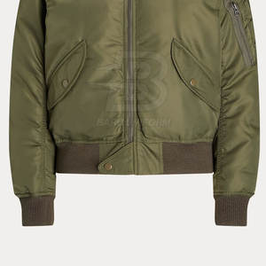 Chaquetas de bombardero de nuevo diseño Chaquetas de bombardero de manga larga para mujer Chaquetas de invierno de bombardero de nailon/poliéster - Product Image 6