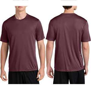 Camisetas de microfibra para hombre de la mejor calidad, Camiseta deportiva atlética ligera de secado rápido, camiseta ajustada para hombre - Product Image 4