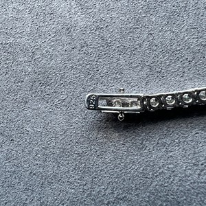 Luxury Unisex Tennis Gold Plated VVS Moissanite Sterling <b>Silver</b> Hip Hop Style IGI Certified Tennis Chain and <b>Necklace</b> <b>Set</b> - Product Image 5