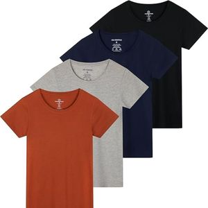 Fournisseur principal de t-shirts classiques à manches courtes en coton pour femmes, col rond, commande en gros, t-shirt à col en V en provenance du Bangladesh - Product Image 1