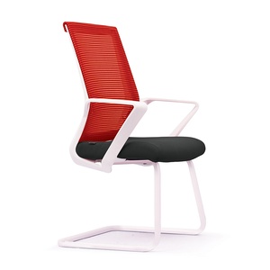 Chaise ergonomique à genouillères Fly-T03 BFGCQ005 avec accoudoirs fixes et dossier en maille pour salles de réunion - Product Image 1