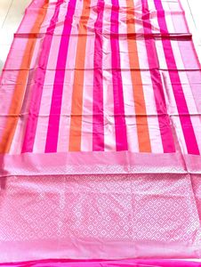 Banarasi-<span class=keywords><strong>saree</strong></span> de seda jacquard con blusa para mujer, ropa de fiesta para diario, de algodón suave, venta al por mayor, precio bajo - Product Image 5
