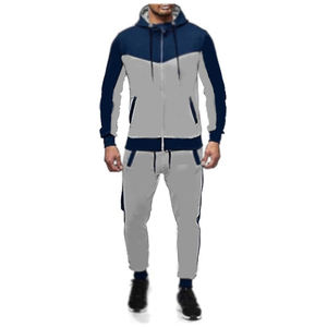 Streetwear personnalisé de haute qualité Applique Patch brodé Hoodies et pantalons de survêtement Ensemble de survêtements délavés - Product Image 1