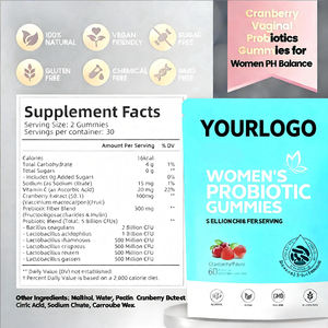 Gummies prébiotiques et probiotiques pour femmes en marque privée OEM avec vitamines pour la santé vaginale, vinaigre de cidre de pomme biologique - Product Image 5