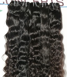Vente en gros de mèches de cheveux humains vierges 100% naturels Remy, cuticules alignées, ondulées, brutes, vietnamiennes, styles de vagues profondes et lâches - Product Image 2