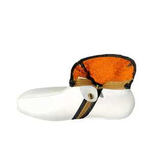 Best Selling Navy Blue Woven Anti-Bacterial Leather Khuffians Winter Socks Home <b>Shoes</b> Unisex Customizable Colors <b>Sizes</b> Bulk - Product Image 1