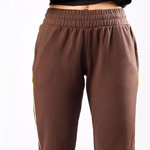 MARUF MFG CO Women Outdoor Regular Comfort Solid Quick Dry Fitness Streetwear Straight Flat Front <b>Drawstring</b> Jogger Pants - Product Image 3