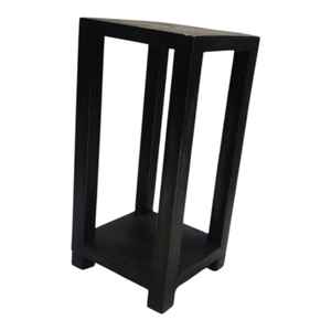 Longues lanternes et bougeoirs en bois de manguier fabriqués à la main pour la décoration intérieure salon vacances et noël en vintage pour la décoration intérieure - Product Image 1