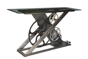 Fabriqué à la main de haute qualité en verre naturel finition en fer finition en métal naturel en gros pour la décoration intérieure meubles de salon - Product Image 2