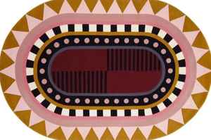 พรมผ้าขนแกะ100% ทันสมัยกำหนดขนาดได้เองจากนิวซีแลนด์ผ้าไหมขนสัตว์ทอมือแบบแอบสแตรกต์แรงบันดาลใจแบบตุรกีสำหรับห้องครัวสำนักงานห้องนั่งเล่นห้องนอน - Product Image 2