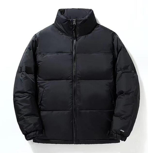 Chaqueta acolchada personalizada de alta calidad de fabricante profesional para hombre para el último abrigo de invierno con cuello levantado - Product Image 5