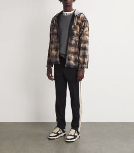 Custom Breathable Windproof Winter Zip up Hoodie <b>Jacket</b> Unisex Outerwear <b>with</b> <b>Fleece</b> <b>Lining</b> Dual Chest Pockets Drawstring Hood - Product Image 2