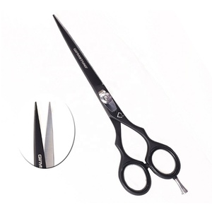 Professional Stainless Steel <b>Left</b>-<b>Handed</b> Barber <b>Scissors</b> Set Sharp Tip Ceramic Handle Thinning Cutting Hair Cutting <b>Scissors</b> for - Product Image 3