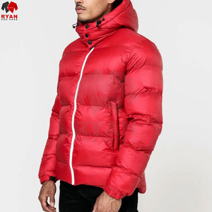 Dernier design Veste matelassée personnalisée avec logo sur le devant en toile Homme Casual Hiver 100% fibre de bambou Personnalisée Respirante Haute qualité - Product Image 2