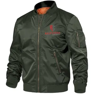 bomber jacket / Mens Bomber Jacket Varsity Diamond Quilted Slim Fit Lightweight Flight Softshell Winter Jackets Pilot Full Zip