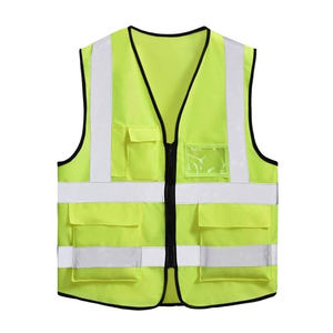 Chaleco DE SEGURIDAD impermeable reflectante de alta visibilidad personalizable, estilo de ropa de trabajo, chaqueta de malla Oxford, Logo, ropa de seguridad esencial - Product Image 4
