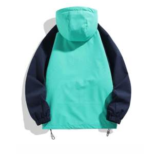 Veste Softshell d'hiver noire de haute qualité pour hommes personnalisée grande taille respirante en coton décontractée fermeture éclair décoration en fourrure imperméable - Product Image 2