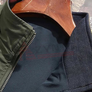 แจ็คเก็ตบอมเบอร์ผู้ชายสีตามสั่ง เสื้อผ้าแฟชั่น แจ็คเก็ตบอมเบอร์ฤดูหนาว แจ็คเก็ตบอมเบอร์ผู้ชายกันลม - Product Image 6