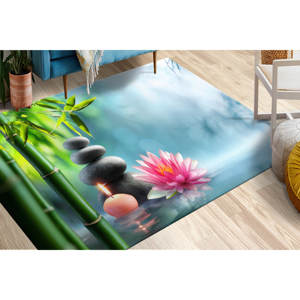 Tapis imprimé : design moderne pour l'entrée, le bureau et la décoration intérieure, tapis doux non tissé - Product Image 1