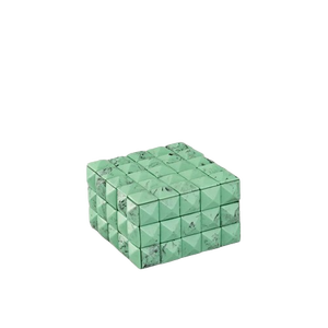 Decorative <b>Resin</b> Work Diamond Pattern <b>Jewellery</b> Box Black and Brown Bone Work Polished Finishing Factory Direct Price - Product Image 3