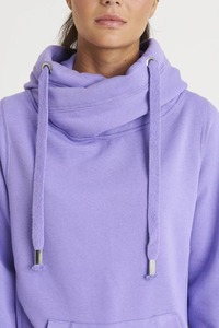 Dernier design Pull décontracté à col croisé, fabriqué dans les meilleurs matériaux Sweats à capuche personnalisés Streetwear Vintage pour femmes Polaire Sweats à capuche décontractés - Product Image 4