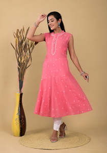 Style traditionnel indien pakistanais à la mode Salwar Kameez prêt à l'emploi dames costumes en coton entièrement cousus robes de femme élégantes - Product Image 6