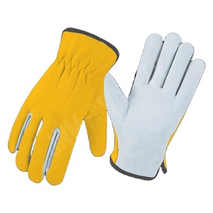 Hot Selling Cowhide Split Leather Safety <b>Gloves</b> Protective Hand Protection for <b>Drivers</b> Working <b>Gloves</b> for Daily Use - Product Image 3