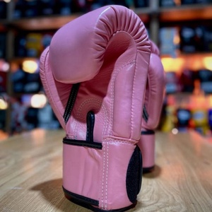Nuevos Guantes de Boxeo Fairtex - Cuero Original para Entrenamiento y Sparring - Rosa Bebé, Equipo de Muay Thai de 10oz a 18oz - Product Image 3