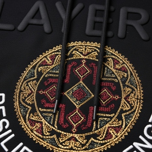2026 Men Heavyweight <b>Hoodie</b> 500gsm <b>Velour</b> Fleece for Embroidered Graphic Boxy Oversized Winter Pullover Manufacturer - Product Image 4