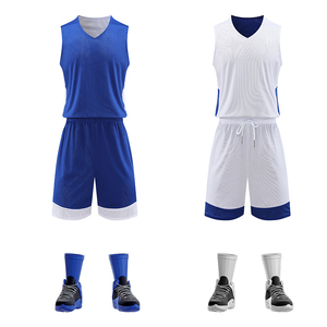 BSCI Sportswear Custom Basketball Jersey Short Set 100% Poliéster Transpirable Tallas grandes Opciones Diseñe su propio patrón personalizado - Product Image 6