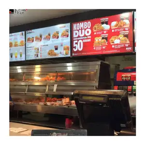 Pizza Hamburger Cafe menü Poster kurulu duvara monte ekran Billboard restoran Led menü sipariş gıda reklam ışık kutusu