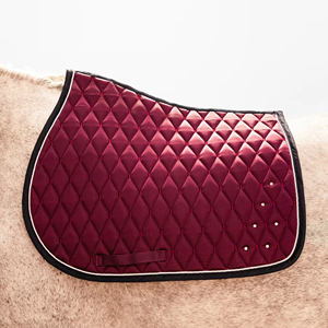 2026 Customized High Quality Leather Fleece Lining Soft <b>Equestrian</b> Saddle Pad For Dressage Jumping Horse Riding Accessories - Product Image 5