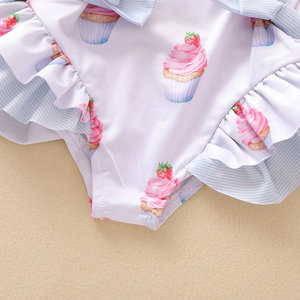 Traje de Baño para Niñas de 0 a 5 Años con Volantes - Product Image 3