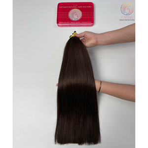 Cyhairvn vendedor Color marrón Natural 50Cm 100% cabello vietnamita sin procesar a granel recto suelto onda profunda un donante Grado Superior - Product Image 5