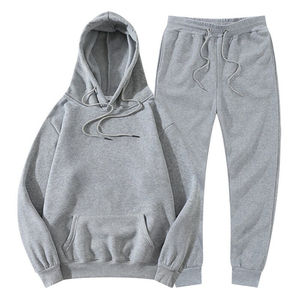 Ensemble de sport décontracté pour homme, jogging en molleton, survêtement, ensembles de survêtement pour homme, pantalon de survêtement uni, sweat-shirt à capuche, ensemble pull-over - Product Image 4
