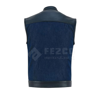 Gilet en cuir véritable pour homme, édition de qualité supérieure, décontracté, hiver, respirant, vêtement d'extérieur, design personnalisable, col en V, logo personnalisé - Product Image 4