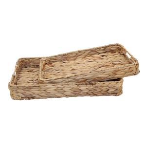 Bandeja redonda Natural para comida, bandeja de jacinto de agua para decoración, hecha por artesanía de Vietnam, FBA, Amazon - Product Image 6