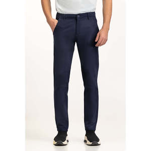 กางเกงขายาวสีกากีลำลองปรับแต่งโลโก้ได้ รุ่น MN-TRC-WS24-020 ผ้าฝ้าย 100% เอวสูง ผ้าอ็อกซ์ฟอร์ดคอร์ดูรอย ซิป ไซส์ XL ทรงตรง ย้อมสี - Product Image 4