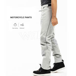 Concevez votre propre logo Pantalon de moto respirant Pantalon de moto en cuir de couleur unie - Product Image 4