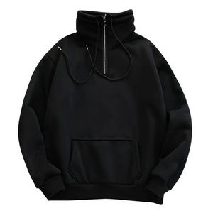 เสื้อฮู้ดผ้าฝ้ายหนาสำหรับผู้ชายเสื้อฮู้ดโอเวอร์ไซส์พิมพ์ลายแบบสวมหัวสุดหรู - Product Image 6