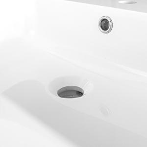 Bianco lucido 1 confezione da incasso in marmo minerale 71x46 cm con composizione armadio per bagno - Product Image 3