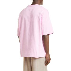 เสื้อยืดทรงหลวมสำหรับผู้ชาย,เสื้อยืดแขนสั้นแบบกำหนดเองสำหรับกลางแจ้งในฤดูร้อนเสื้อยืดขนาดใหญ่พิเศษออกแบบโลโก้และออกแบบได้ตามต้องการ - Product Image 4